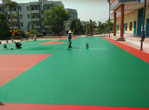 硅PU籃球場(chǎng)建設(shè) 硅PU籃球場(chǎng)建設(shè)